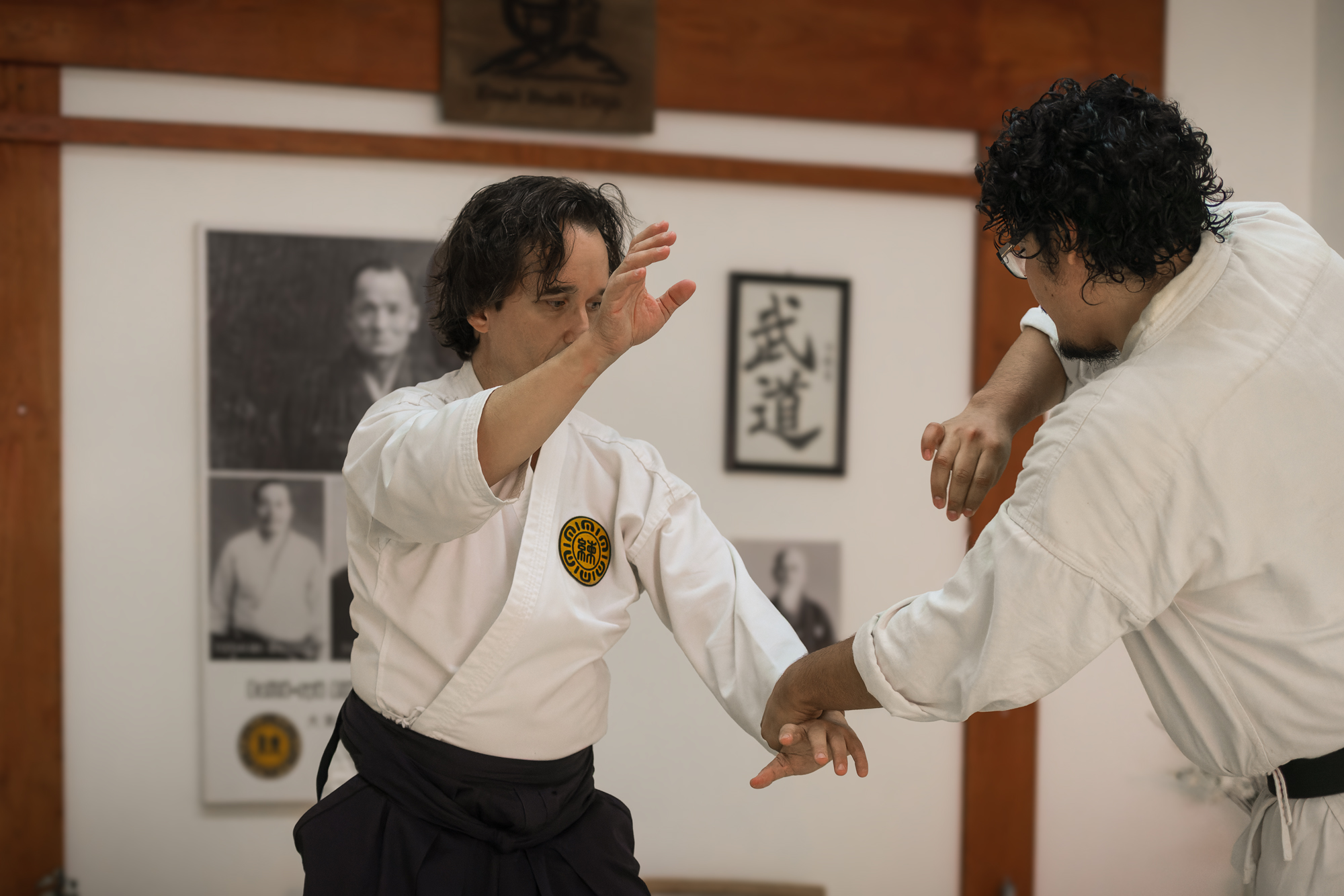 Práctica real de Daitō-ryū Aiki-jūjutsu en Ensō Budō Dōjō