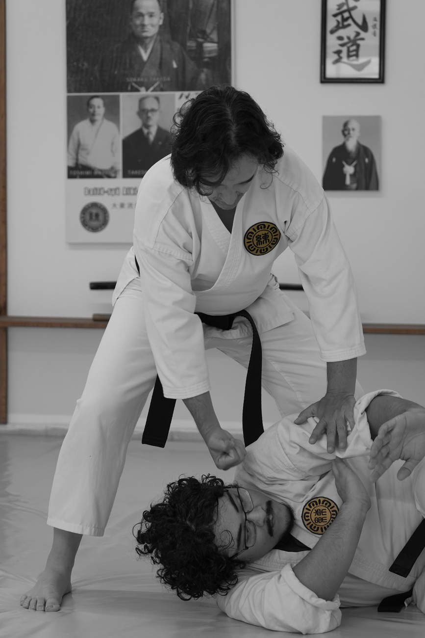 Práctica de control e inmovilización en Ensō Budō Dōjō