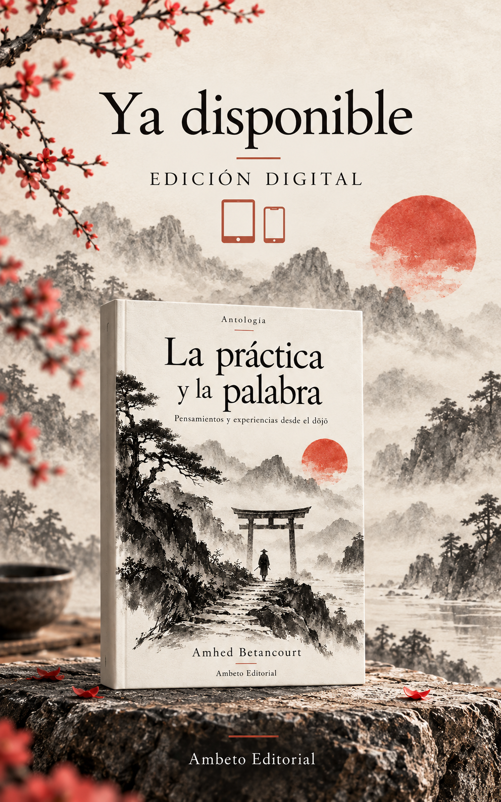Imagen promocional de La práctica y la palabra, edición digital de Ambeto Editorial